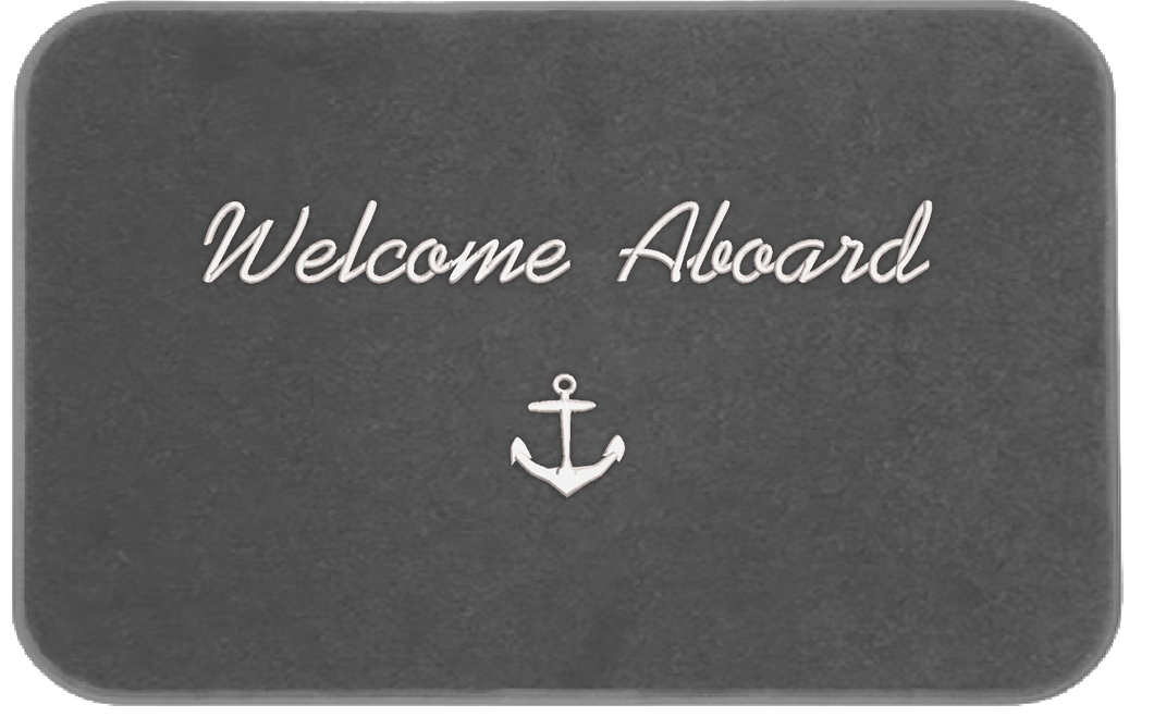 Welcome Aboard Mat Modern Look