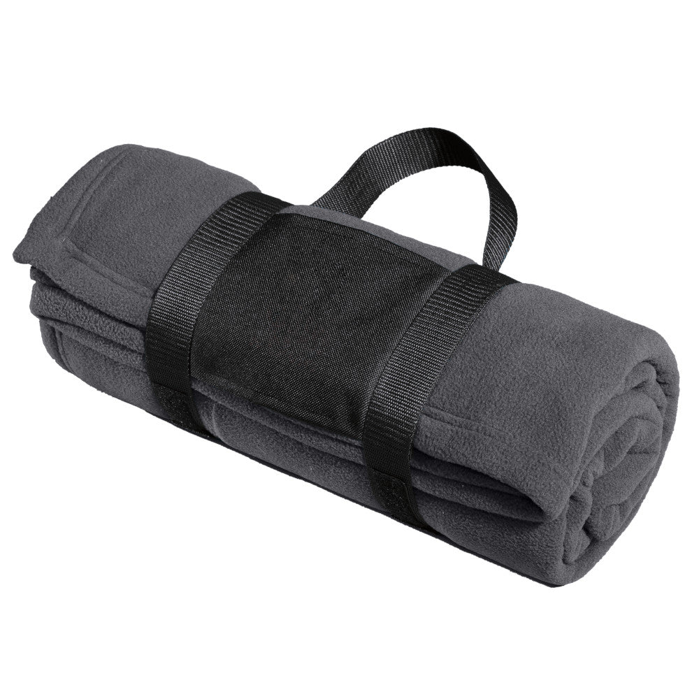 Luxury Fleece Blanket with Carrying Strap