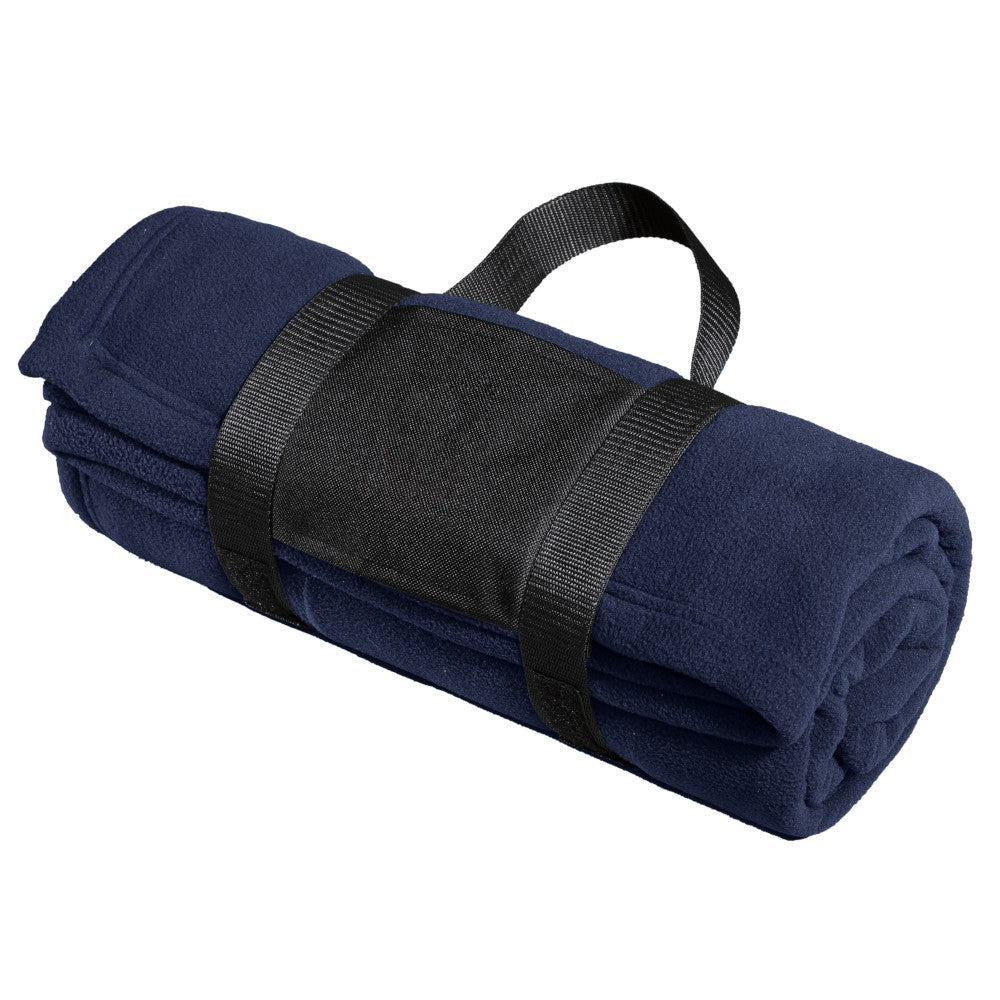 Luxury Fleece Blanket with Carrying Strap