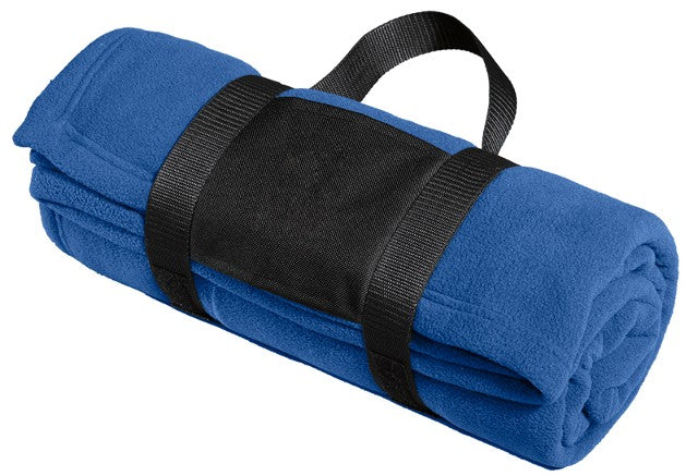 Luxury Fleece Blanket with Carrying Strap