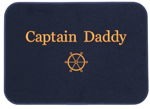 Captain Daddy Boat Mat