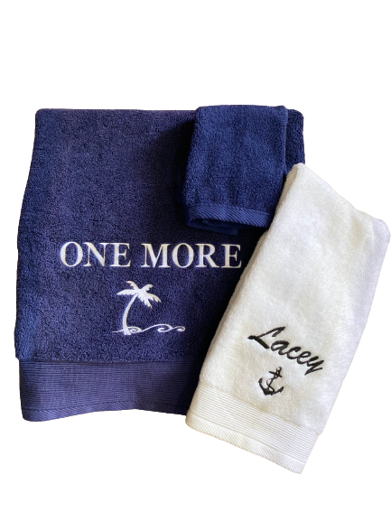 Custom Embroidered Luxury Towels The Cape Marine