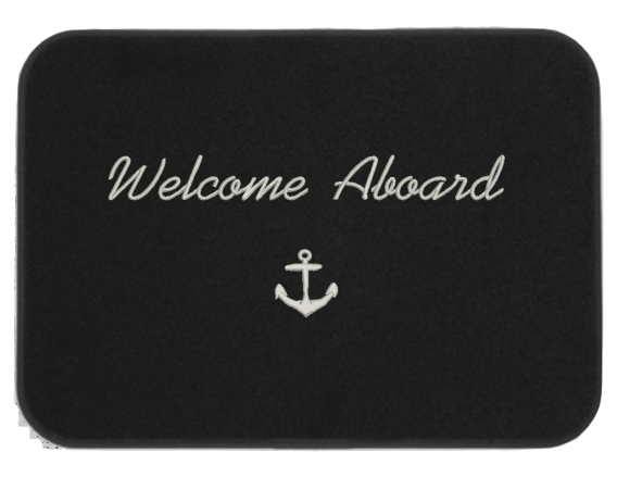 Welcome Aboard Mat Modern Look