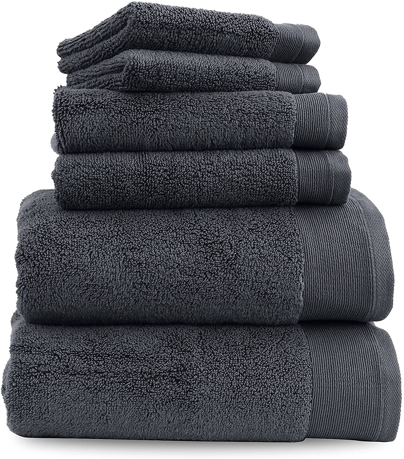 6 Piece Luxury Towel Set - Custom Embroidery