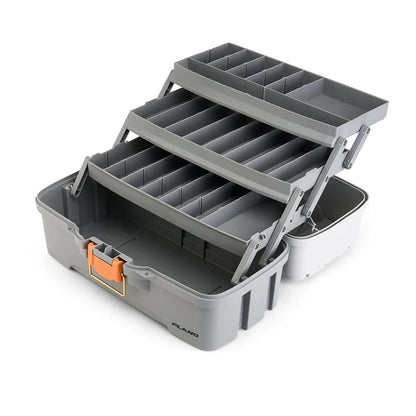 Plano Three-Tray Tackle Box - Light Grey/Dark Grey [P000406]