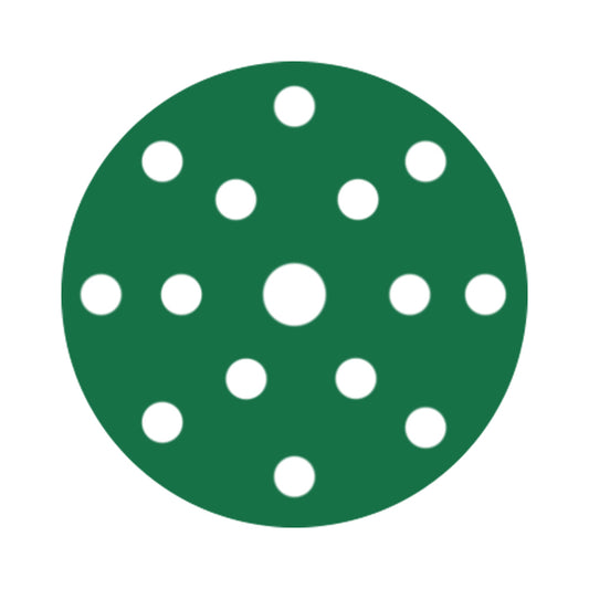 RUPES PROCUT Film Abrasive Discs 150mm (6") - 15 Holes - P40 Grit *Box of 50pcs [9.45FD040]