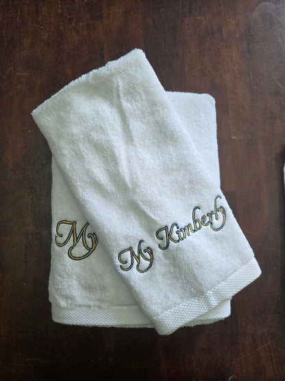 Custom Embroidered Luxury Towels