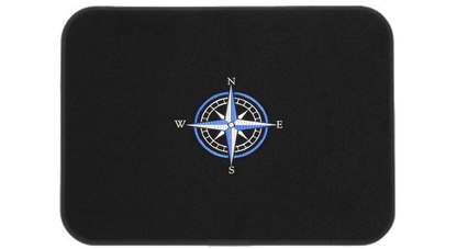 Premium Embroidered Icon Mats - Anchor, Compass, Pirate or Tuna