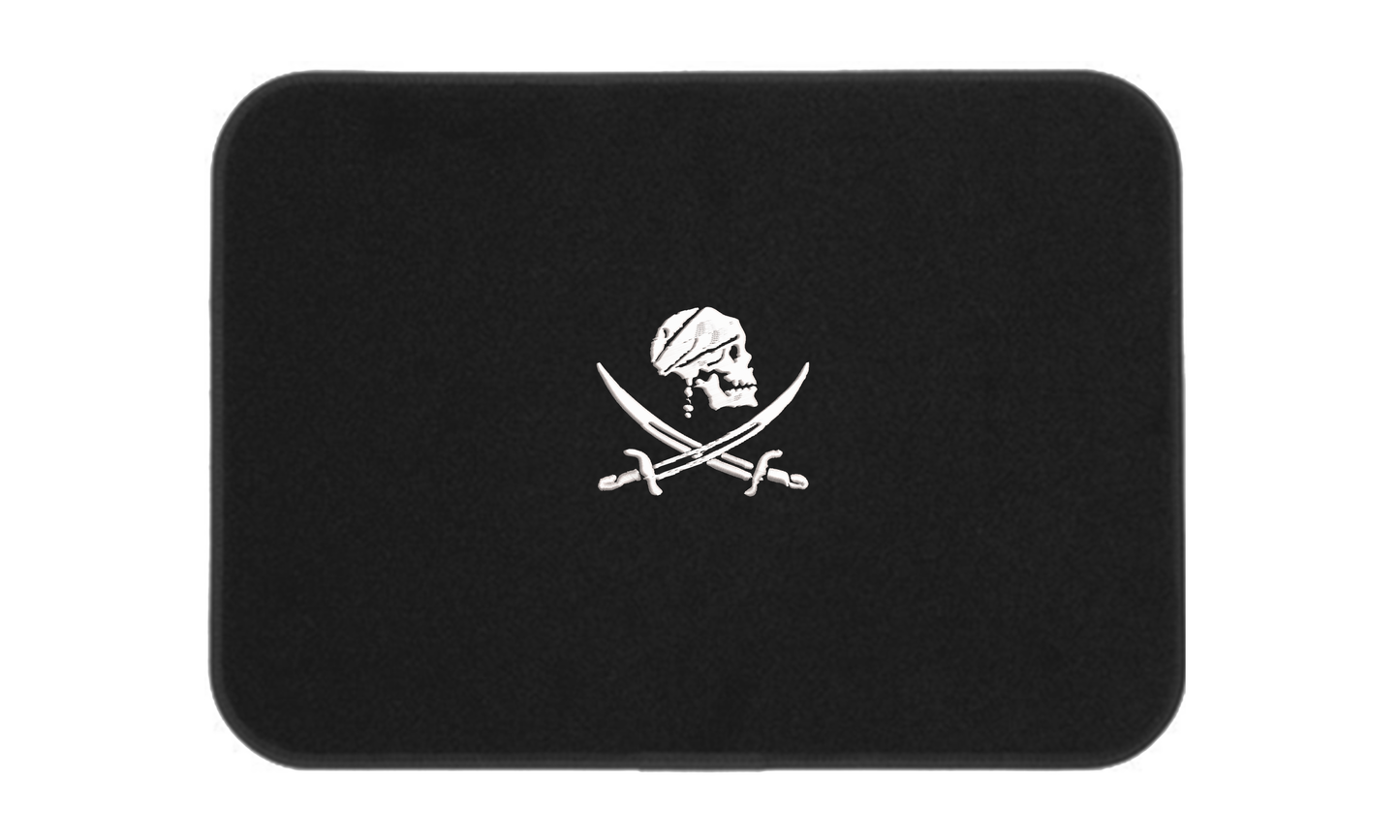 Premium Embroidered Icon Mats - Anchor, Compass, Pirate or Tuna