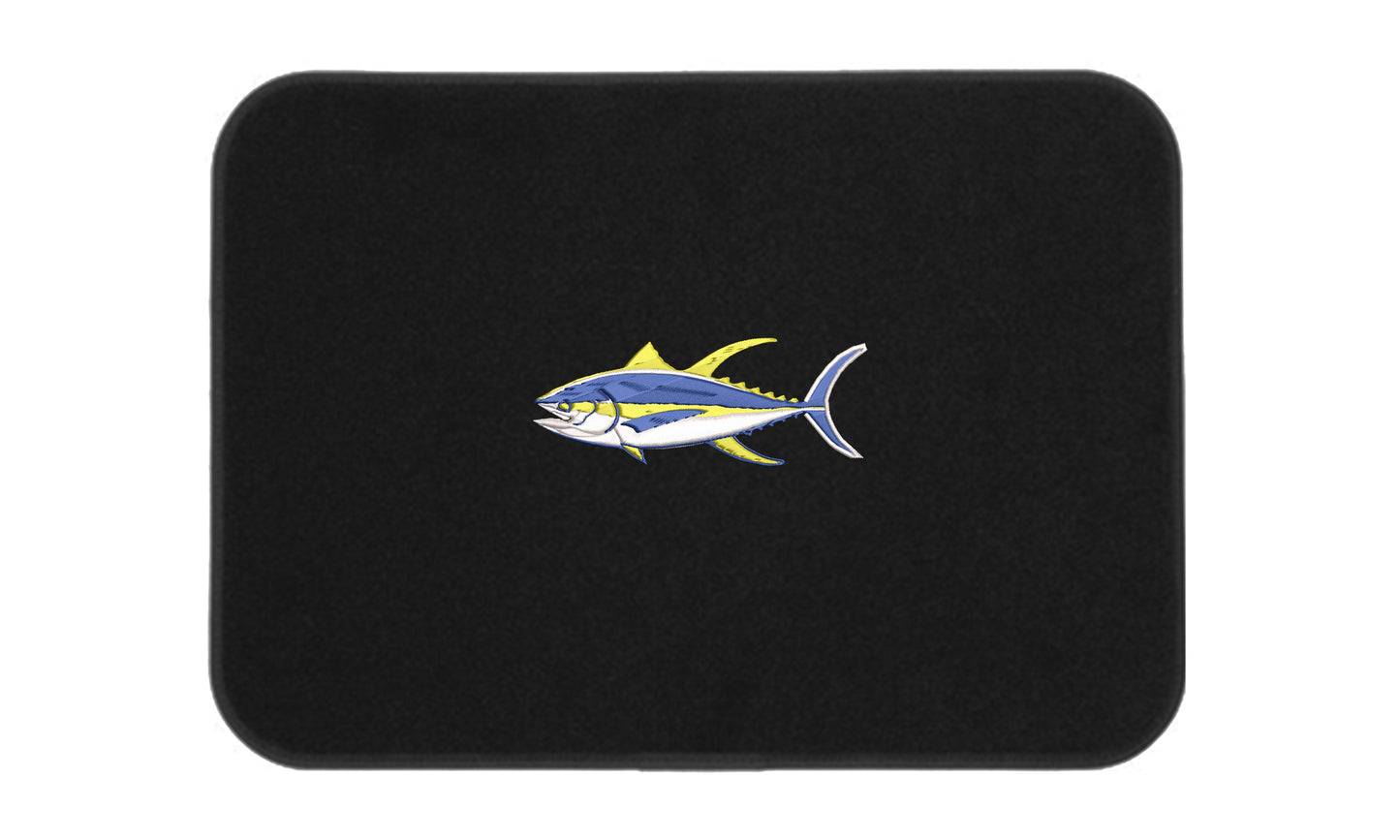 Premium Embroidered Icon Mats - Anchor, Compass, Pirate or Tuna