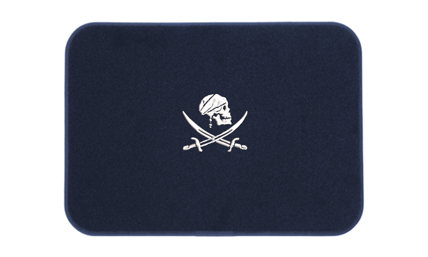 Premium Embroidered Icon Mats - Anchor, Compass, Pirate or Tuna