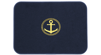 Premium Embroidered Icon Mats - Anchor, Compass, Pirate or Tuna
