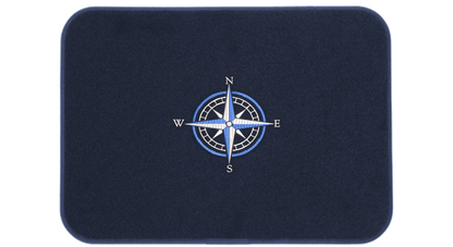 Premium Embroidered Icon Mats - Anchor, Compass, Pirate or Tuna