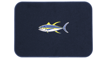 Premium Embroidered Icon Mats - Anchor, Compass, Pirate or Tuna