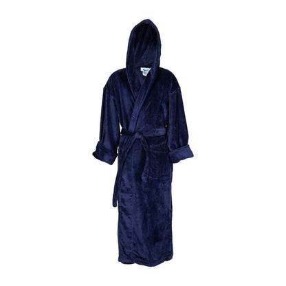 Terry Velour Hooded Robe - Custom Embroidered