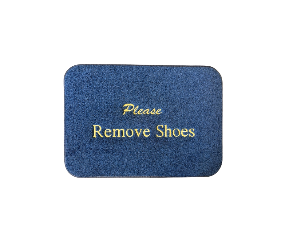 Please Remove Shoes Boat Mat