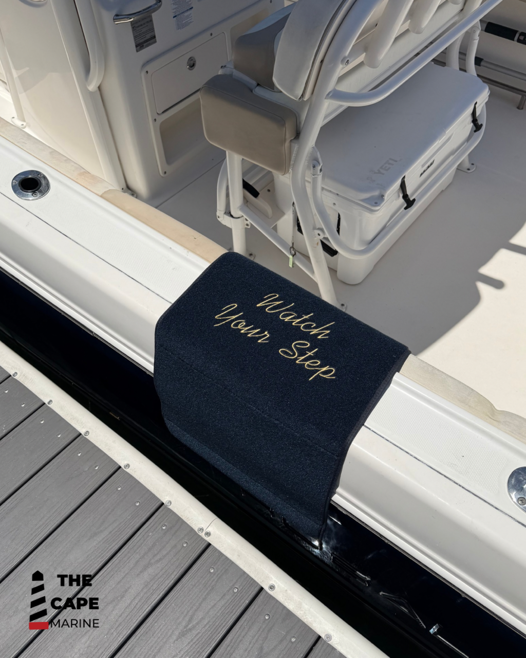Personalized Gunwale Boarding Mat - MEDIUM