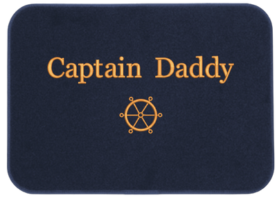 Captain Daddy Boat Mat