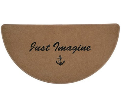 Personalized Boat Mat - SEMI CIRCLE 17