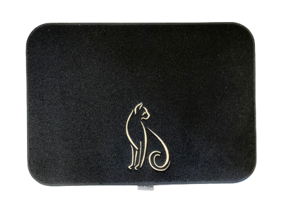 Black Cat Pet Mat