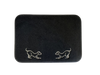 Black Playing Dogs Pet Mat