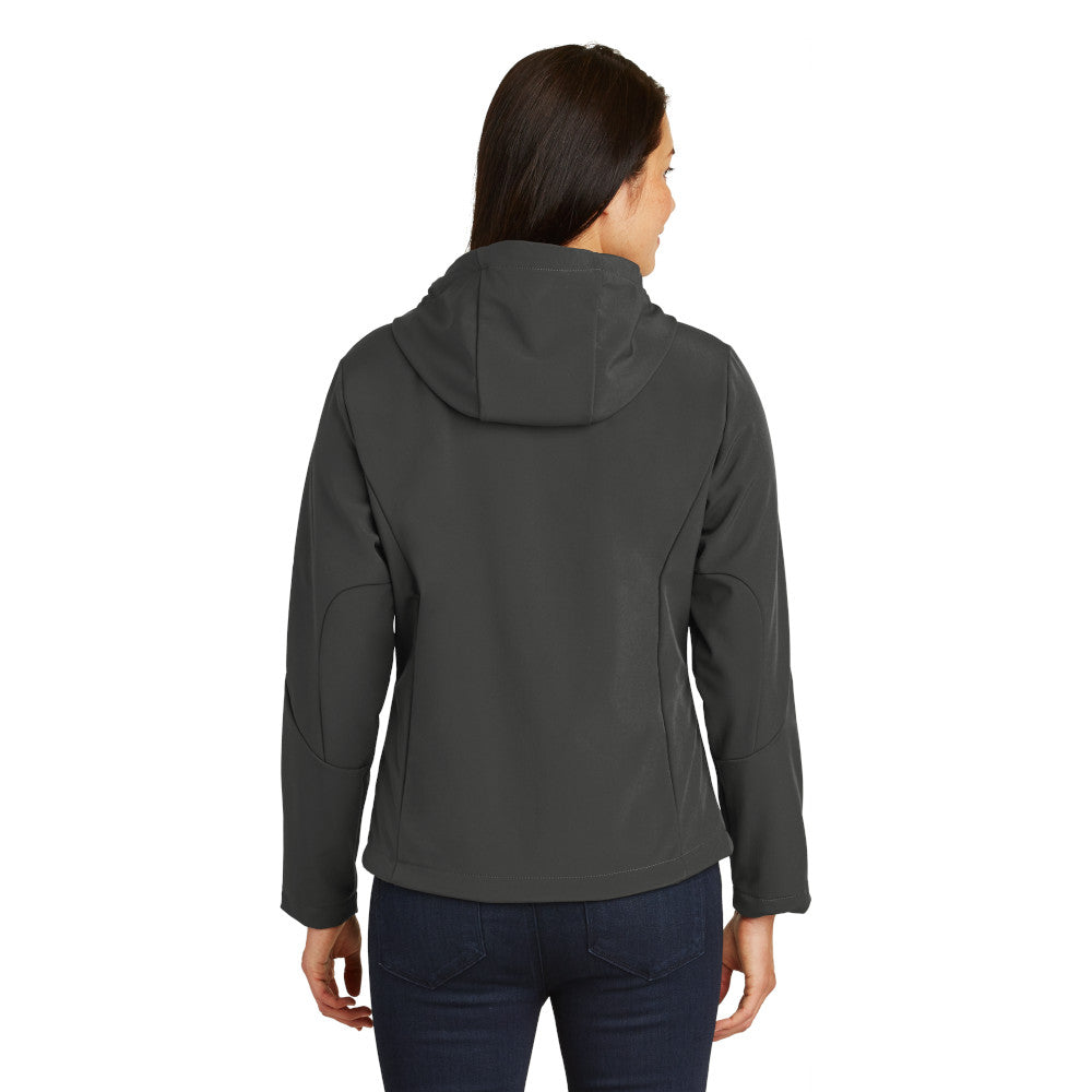 Textured Hooded Soft Shell Jacket - Custom Embroidered