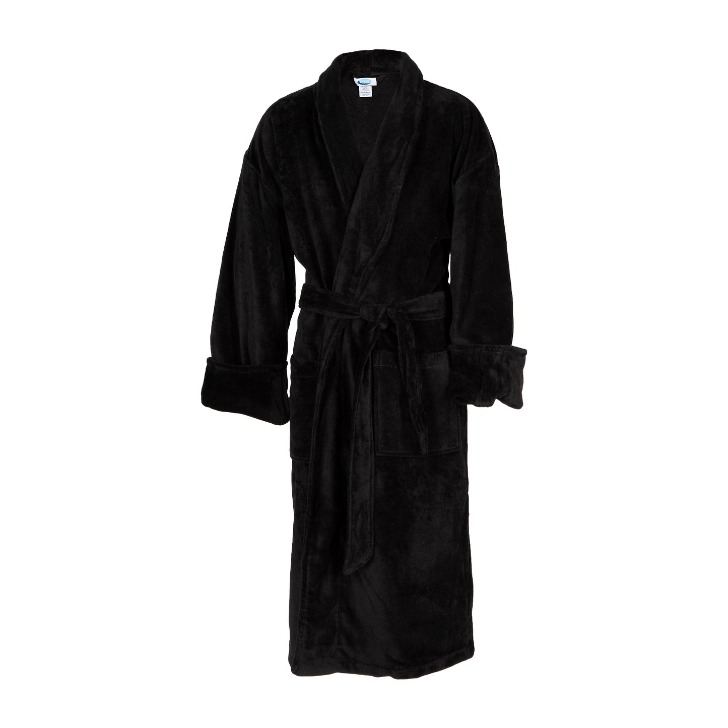 Terry Velour Shawl Collar Robe - Custom Embroidered