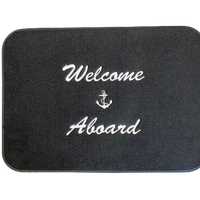 Welcome Aboard Boat Mat