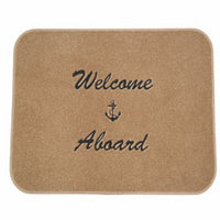 Welcome Aboard Boat Mat