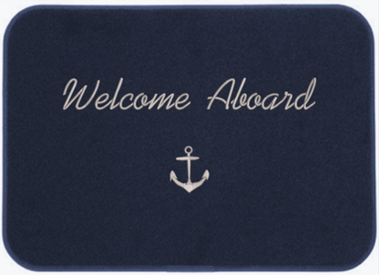 Welcome Aboard Mat Modern Look