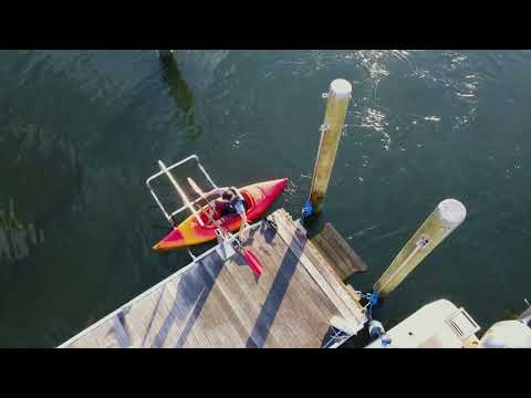 Seahorse Floating Dock Single Kayak Launch