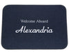 Personalized Boat Mat - LARGE 21"x30"