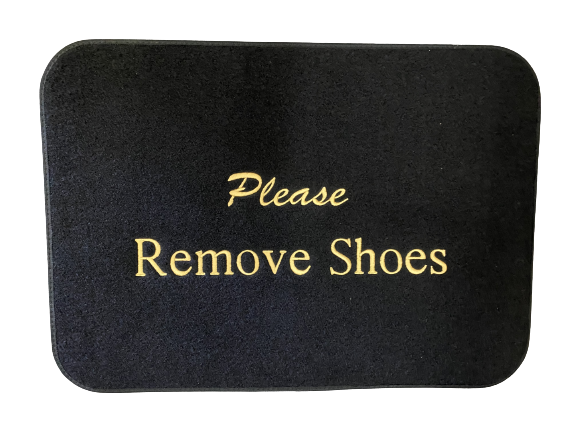 Please Remove Shoes Boat Mat