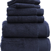 6 Piece Luxury Towel Set - Custom Embroidery